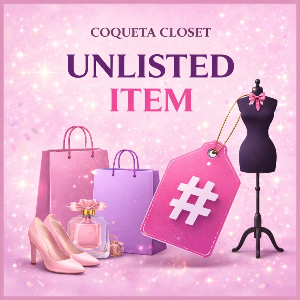 Coqueta Closet Live ✨ UNLISTED ITEM 🛍️ No Cancelations/No Returns please.